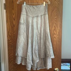 Stunning Inizio Linen Skirt made in Italy NWT